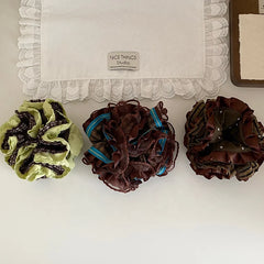 Female Lightweight High Elastic Thick Thin Hair Scrunchies Elegant Stylish Vintage in Stock Hair Ties Accessory for Women Office