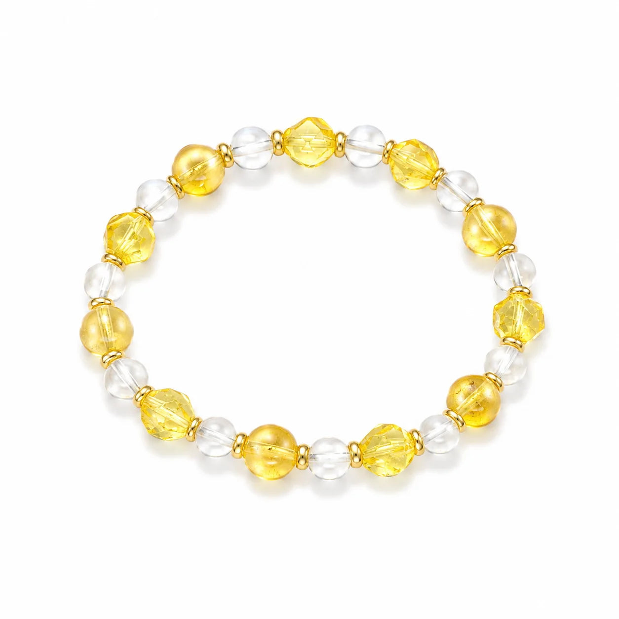 Female Yellow White Blue Crystal Energy Bracelet Simple Fashion Charms Factory Price Low MOQ in Stock Jewelry for Women Daily
