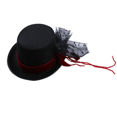 2025 Halloween Vintage Fashion Lace Bowknot Head Band for Baby Girls Hat Witch Queen Hair Band for Kids Child Hair Accessories