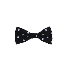 Girls Black Large Dots Bowknot Barrette Clips Elegant Fashion Wholesale in Stock Hairpins Accessories for Kids Daily School Use