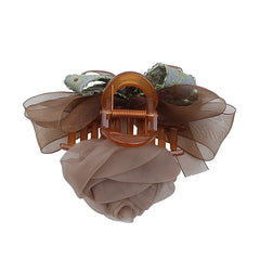 Fashion Chic Glitter Bowknot Flower Hair Claw Clips for Girls Trendy Stylish Haarspange for Women Lady Hair Accessories Elegant