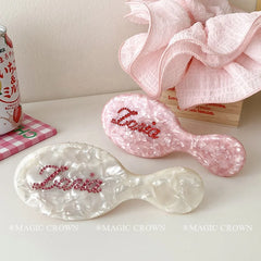 Hot Sale Pink Kawaii Aesthetic Hair Claws Comb Set Cute Acetate Stock Hair Clips for Women and Kids for Daily Use