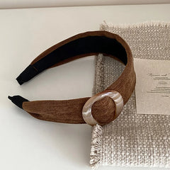 Women 2025 Hot Sale Lightweight Wide Headbands Fashion Elegant Vintage Bulk Order in Stock Hairband Accessories for Female Daily