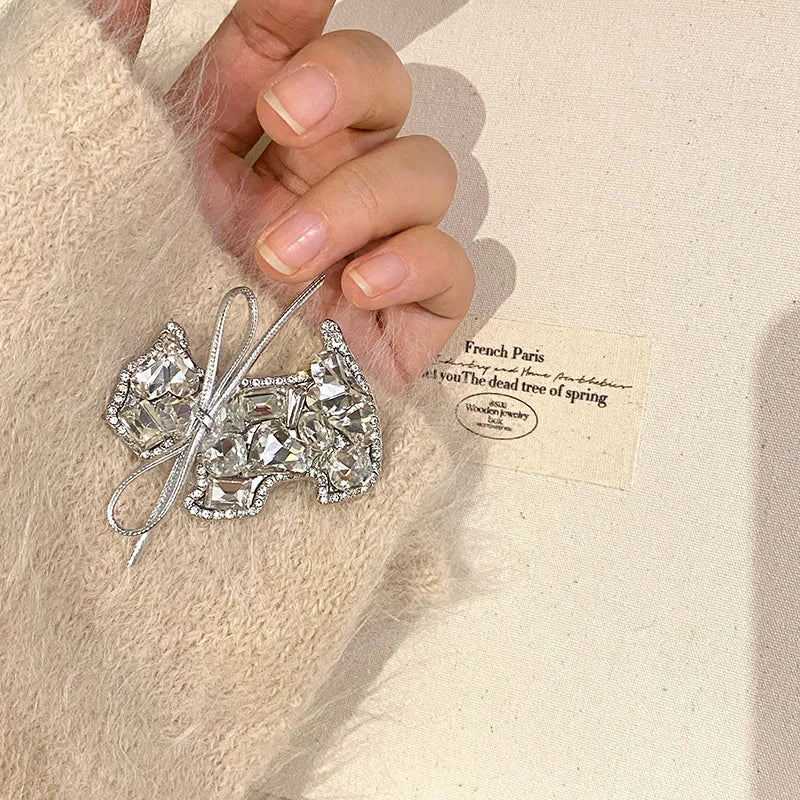 Female Dogs Shape Glitter Simple Snap Clips Fashion Chic Sparking Bow Customized Bulk Order in Stock Street Hair Clips Accessory