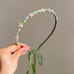 Fashion Trendy Sweet Cute Flower Head Band for Girls Princess Elegant Graceful Hair Band for Women Ladies Hair Accessories