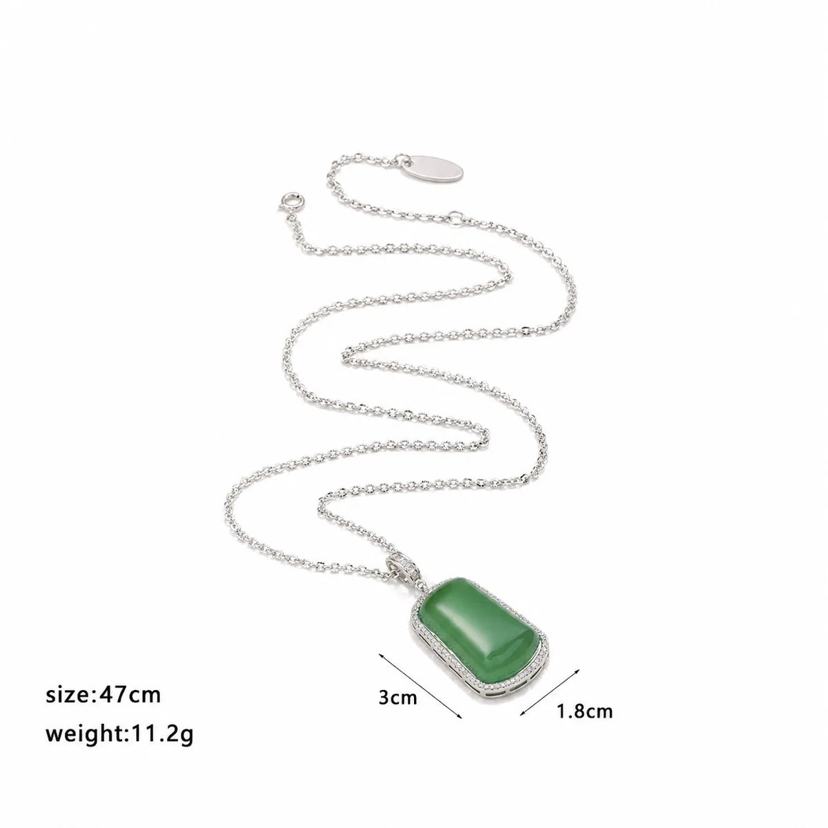 Fashion Vintage Chinese Style Jade Luxury Pendant Necklaces for Girls Elegant Jewelry for Women Ladies Wholesale Bulk Low MOQ