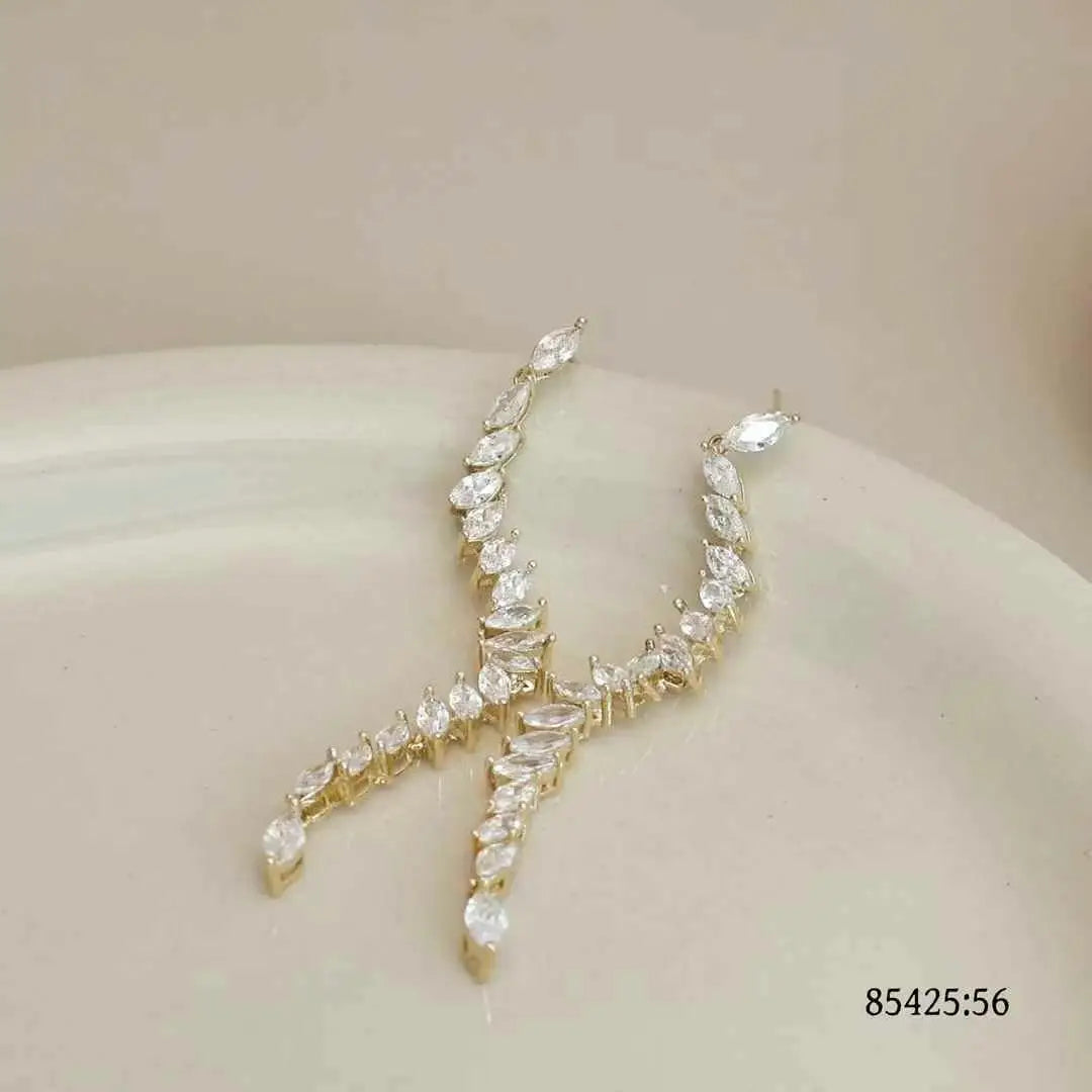 Women Creative Design Irregular Shape Drop Earring Fashion Elegant Graceful High Quality Bulk Jewelry Accessories for Causal