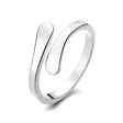 The opening is adjustable. / Silver02