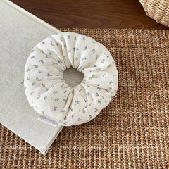 Brand New Women's Soft Cotton Plaid Scrunchies Colorful Cute Hair Ties for Girls Fashionable Accessories with Sweet Style