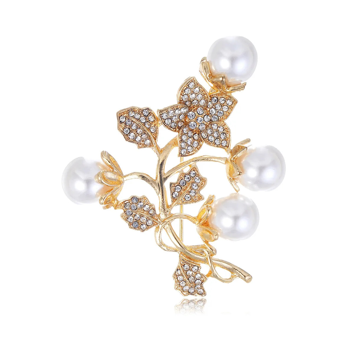 Fashion Elegant Flowers Sweet Graceful Charms Brooches for Girls Trendy Pins Jewelry for Women Ladies Accessories Classic