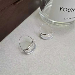 Fashion Simple Charms Glamorous Art Deco Earrings for Girls Trendy Elegant Minimalistic Jewelry for Women Ladies Accessories