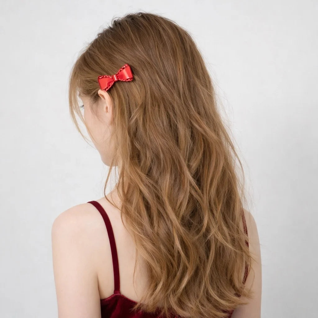 Fashion Cute Sweet Bowknot Trendy Hair Clips for Girls Kawaii Alligators for Women Ladies Hair Accessories in Stock Elegant