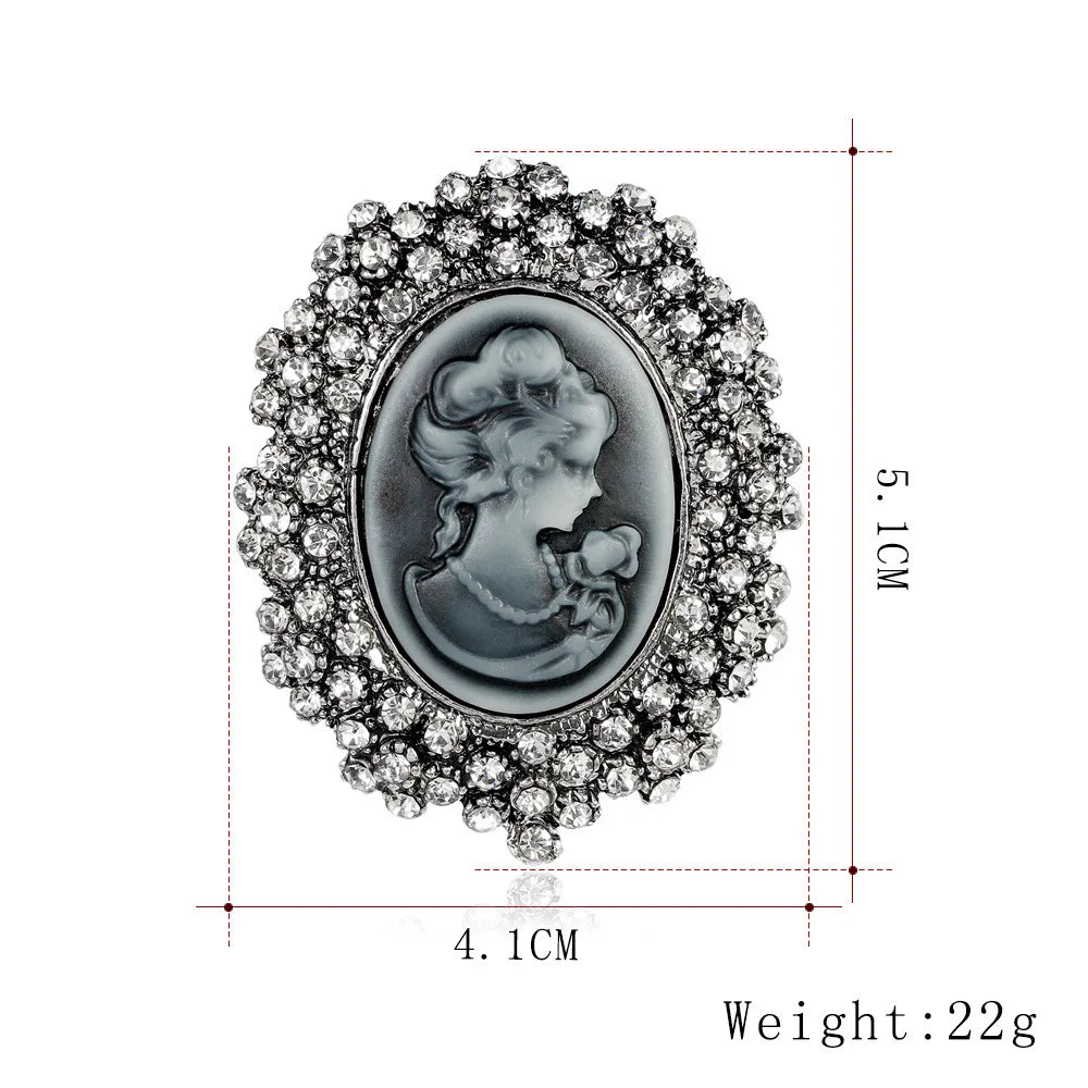 Fashion Elegant Vintage Retro Brooches for Girls Sweet Trendy Pins Jewelry for Women Ladies Accessories Chinese Supplier Chic
