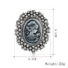 Fashion Elegant Vintage Retro Brooches for Girls Sweet Trendy Pins Jewelry for Women Ladies Accessories Chinese Supplier Chic