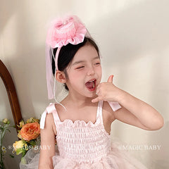 Sweet Birthday Feather Ribbon Head Bands for Baby Girls Cute Fashion Hair Bands for Kids Children Hair Accessories in Stock