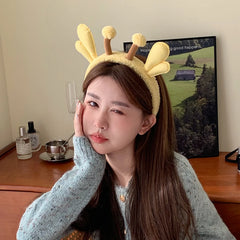 Sweet Cute Animal Cartoon Hair Band Kawaii Girls Kids Pig Bear Bee Headband Accessory for Women Ladies and Children