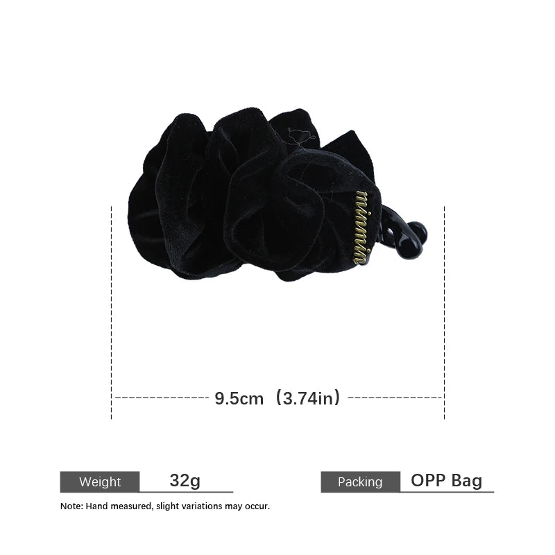 Fashion Solid Color Simple Minimalistic Hair Clips for Girls Elegant Graceful Banana Clips for Women Ladies Hair Accessories