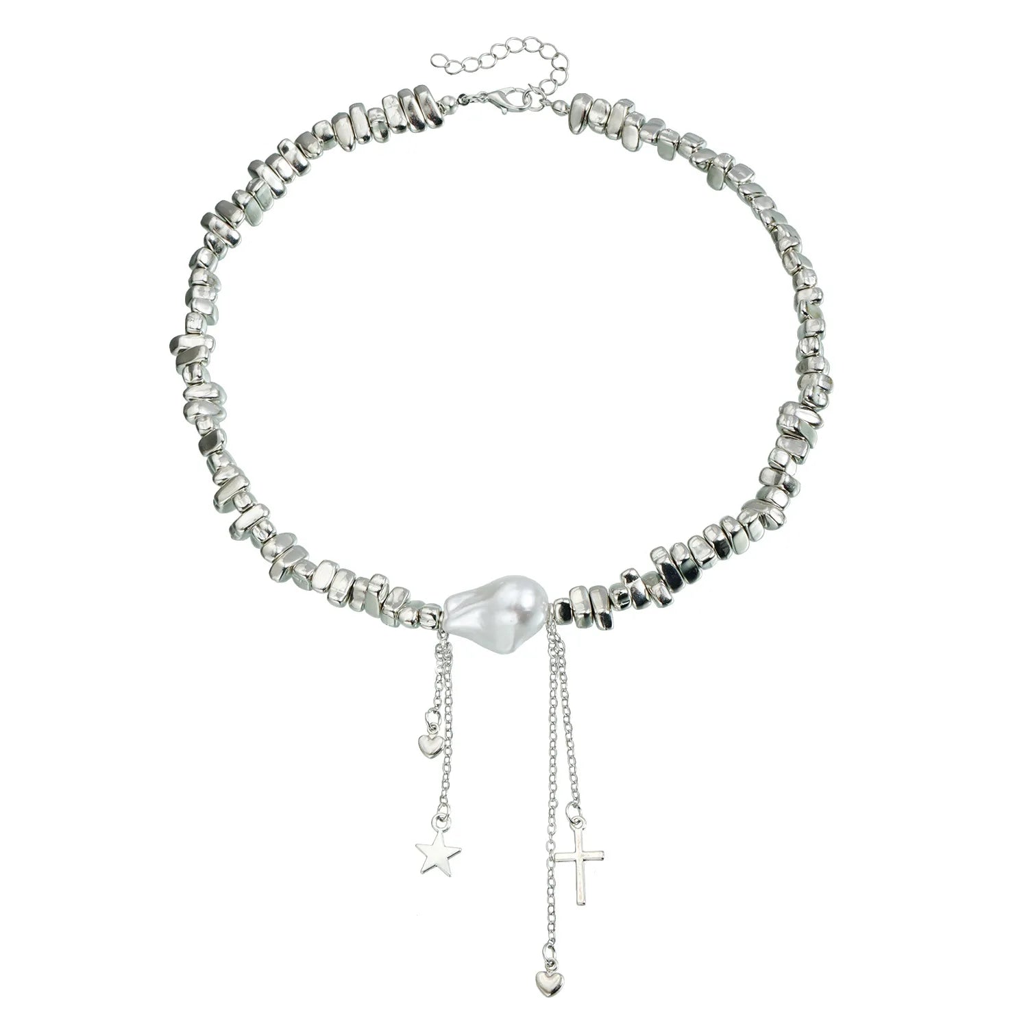 Fashion Simple Beads Art Deco Insta Style Necklaces for Girls Elegant Glamorous Jewelry for Women Ladies Accessories Wholesale