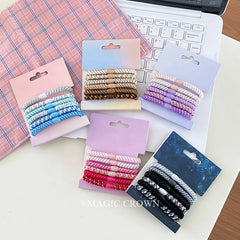 High Quality Elastic Scrunchies for Women and Girls Minimalist Hair Ties in Multiple Colors Casual Hair Accessories