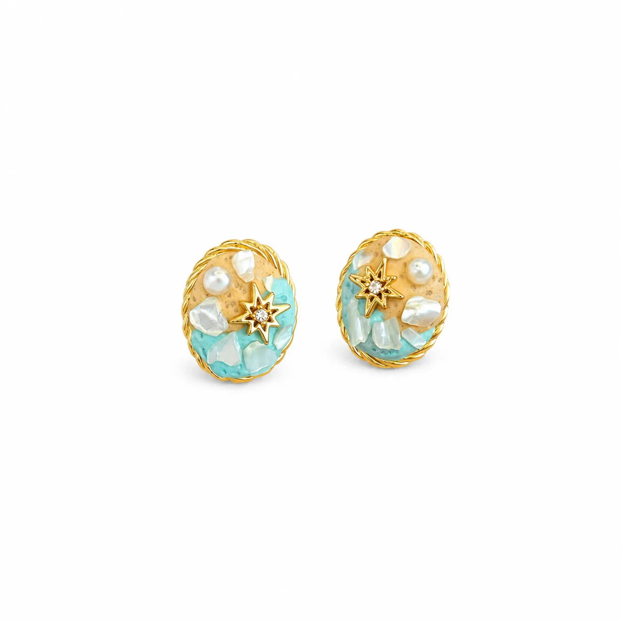 Fashion Star Copper S925 Silver Stud Earrings for Girls Trendy Pearl Jewelry for Women Ladies WHolesale China Manufacturer