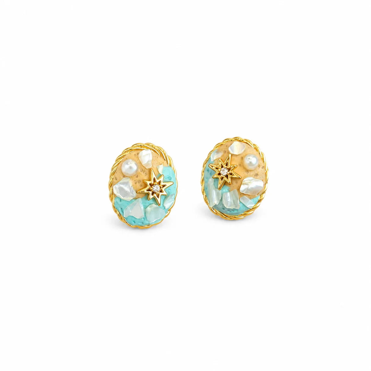 Fashion Star Copper S925 Silver Stud Earrings for Girls Trendy Pearl Jewelry for Women Ladies WHolesale China Manufacturer