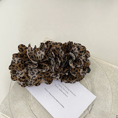 Elegant Classic Leopard Print French Style Banana Hair Clips for Women & Girls Daily Use Accessory Stock