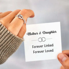 Women's Hollowed-out Double-ring Rings Customizable Dainty Fashionable Rings Jewelry European and American Accessories Wholesale