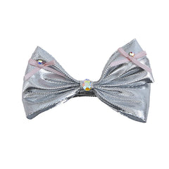 Classic Bowknot Glitter Lustrous Hair Clips for Baby Girls Fashion Sweet Cute Alligators for Kids Children Hair Accessories