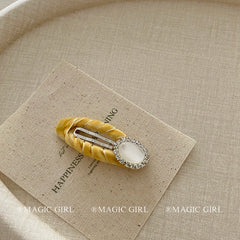 Female 2025 Hot Sale Solid Color Small Snap Clips Fashion Simple Elegant Customized in Stock Hairpins Accessory for Women Causal