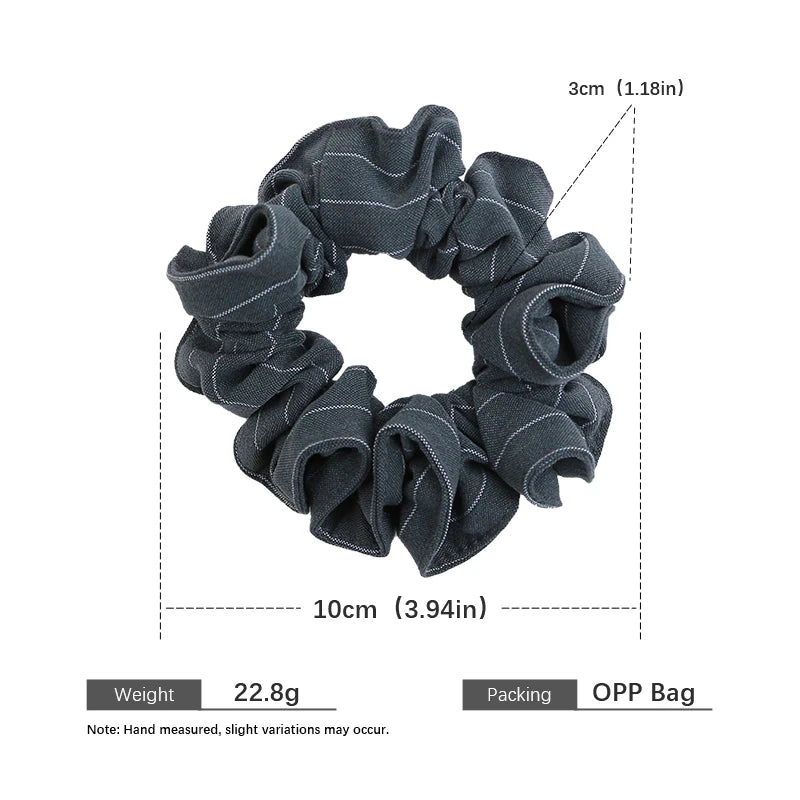 Fashion Simple Solid Color Scrunchies for Girls Elegant Graceful Hair Ties for Women Ladies Hair Accessories Chinese Supplier