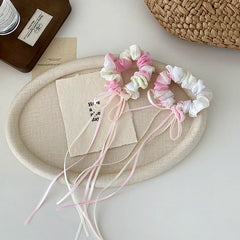 Simple Colorful Elegant Graceful Scrunchies for Baby Girls Sweet Cute Minimalistic Hair Ties for Kids Children Hair Accessories