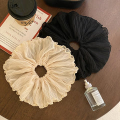 Classic Simple Minimalistic Solid Color Scunchies for Girls Elegant Fashion Trendy Hair Ties Women Ladies Hair Accessories Sweet