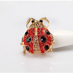 Fashion Animals Beetle Sweet Cute Brooches for Girls Stylish Trendy Pins Jewelry for Women Ladies Accessories Wholesale Kawaii
