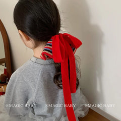 Fashion Simple Chinese Style Scrunchies for Baby Girls Cute Sweet Elegant Hair Ties for Kids Children Hair Accessories in Stock