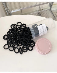 Simple Solid Color Mini Scrunchies for Baby Girls High Elastic Hair Ties for Kids Children Teens Hair Accessories in Stock