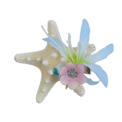Hot Sale Starfish Flowers Small Decorative Alligator Clips Trendy Hawaiian Wholesale in Stock Hairpins Accessories for Women