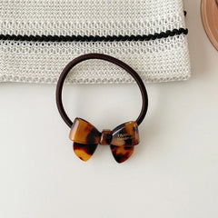 Brand New Simple Bowknot Solid Color Scunchies for Girls Fashion Sweet Hair Ties for Women Ladies Hair Accessories High Elastic