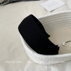 Solid Color Wide Fashion Head Bands for Girls Chic French Style Hair Band for Women Ladies Hair Accessories in Stock Decoratives