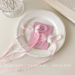 Fashion Elegant Bowknot Butterfly Ribbon Hair Clips for Baby Girls Princess Sweet Alligators for Kids Children Hair Accessories