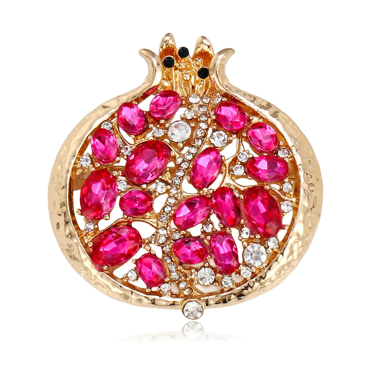 Fashionable Fruits Pomegranate Sweet Brooches for Girls Trendy Dainty Pins Jewelry for Women Ladies Accessories Wholesale