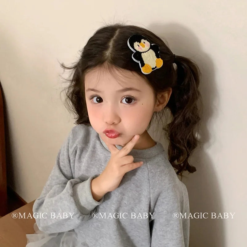 Sweet Cute Animals Hair Clips for Baby Girls Kawaii Fashion Stylish Snap Clips for Kids Child Hair Accessories Chinese Supplier