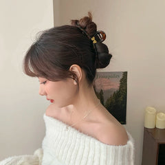 Classic Leopard Print Heart Shaped Bowknot Hair Claw Clips for Girls Elegant Fashion Hair Accessories for Women Ladies Trendy