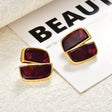 Square wine red