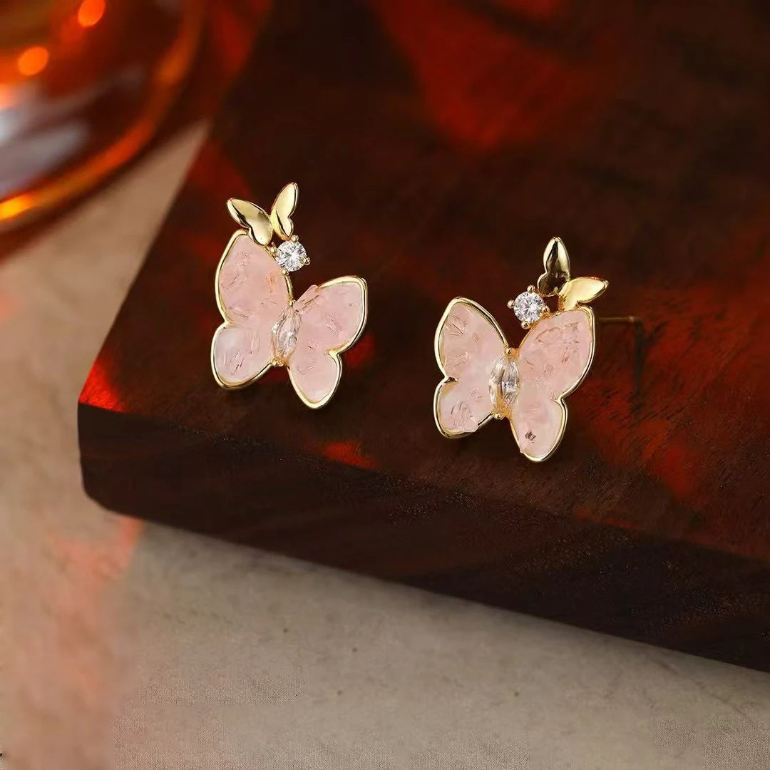 Fashion Exaggerated Large Elegant Stud Earrings for Girls Graceful Trendy Stylish Jewellry for Women Ladies Accessories Chic