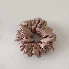 Solid Color French Vintage Hair Ties for Women Durable Elastics Scrunchies Fashionable Office Hair Accessories