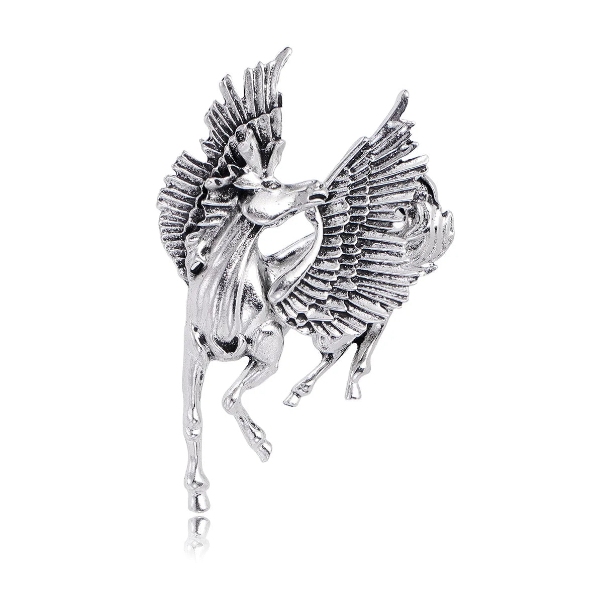 European and American Style Horse Swing Brooches for Girls Animals Elegant Stylish Pins Jewelry for Women Ladies Accessories