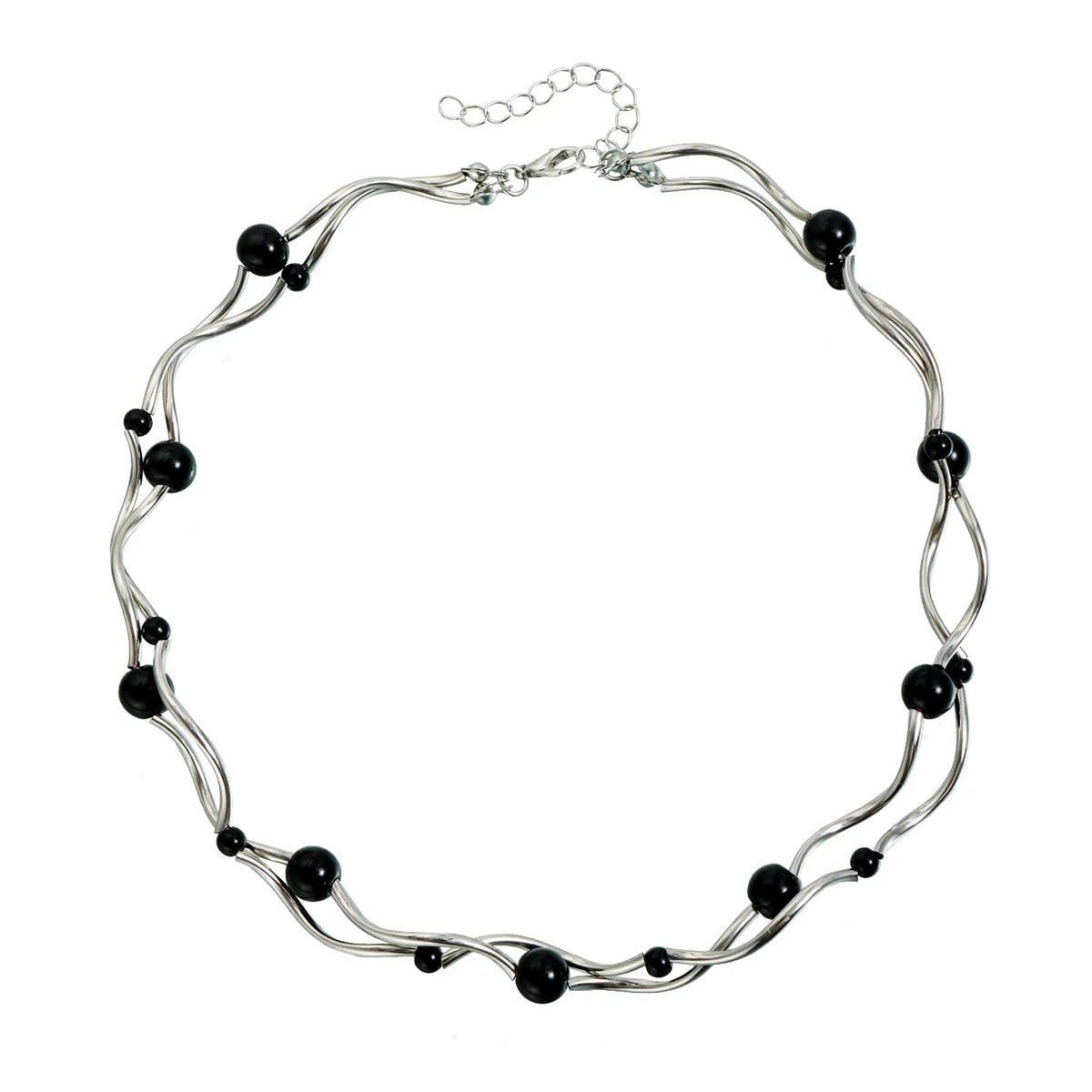 Fashion Beads Mental Simple Minimalistic Necklaces for Girls Choker Charms Fine Jewelry for Women Ladies Accessories Wholesale
