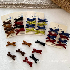Fashion Simple Classic Bowknot Hair Clips for Baby Girls Cute Sweet Kawaii Alligators for Kids Child Hair Accessories in Stock
