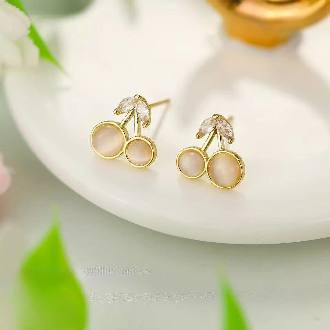 Ladies Hot Sale Imitation Pearl Small Stud Earring Trendy Fashion Elegant Simple Wholesale Jewelry Accessories for Women Daily