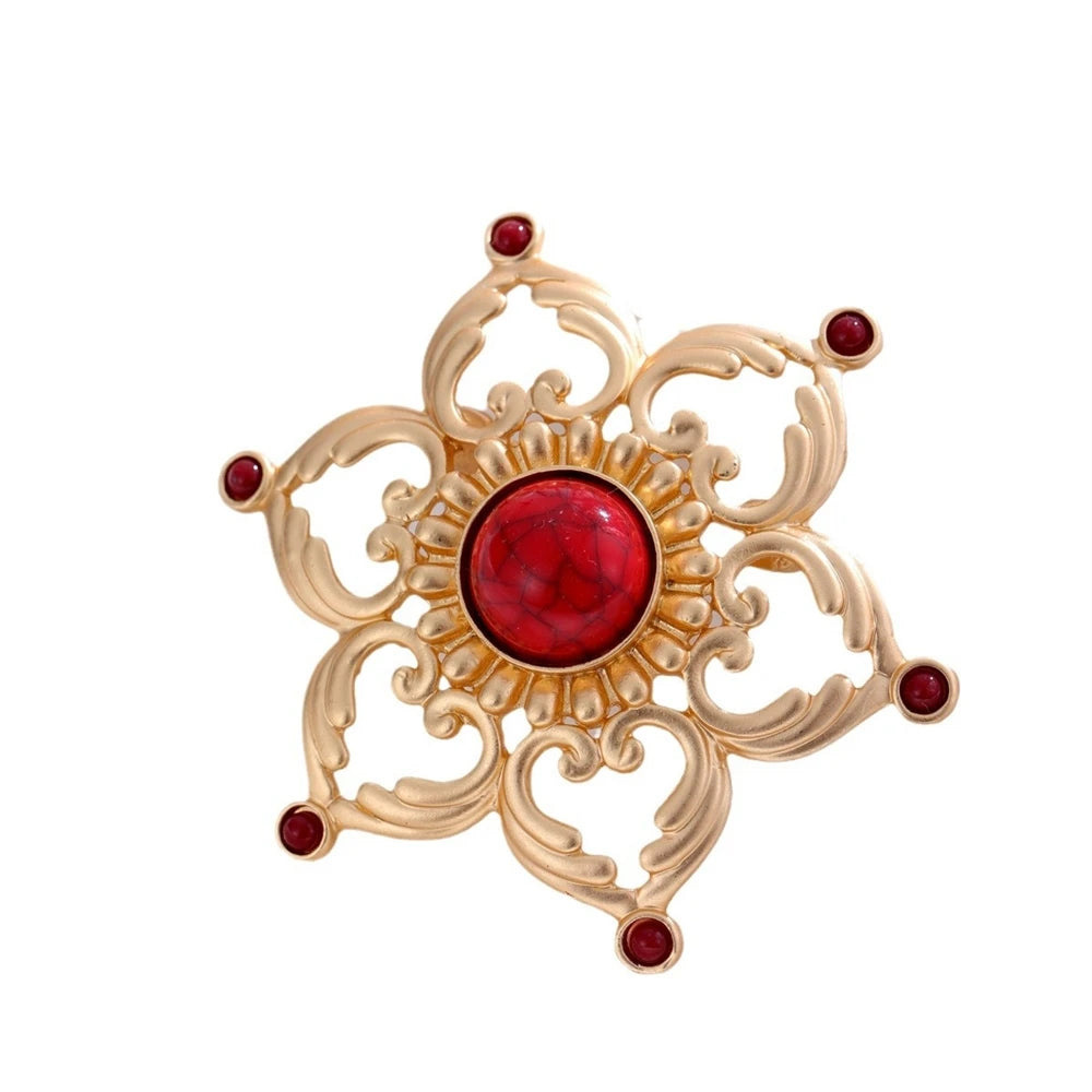 Fashion Simple Flowers Sweet Brooches for Girls Trendy Stylish Graceful Pins Jewelry for Women Ladies Accessories Hot Sale